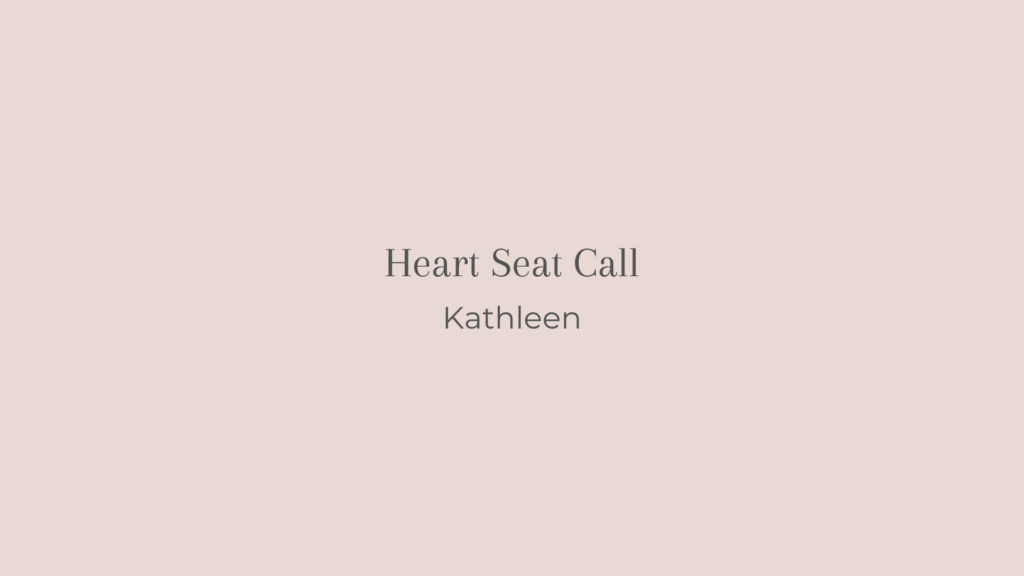 heart seat call with erica title