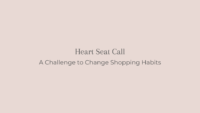 heart seat call a challenge to change shopping habits title
